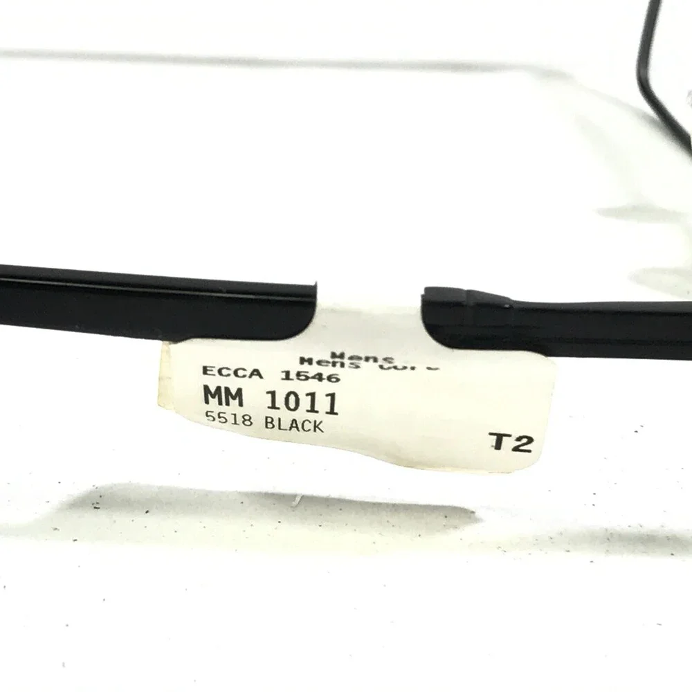 Legacy MM 1011 BK Eyeglasses Frames Black Rectangular Full Rim 55-18-145
